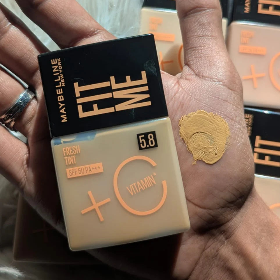Maybelline - Fit Me Fresh Tint Spf 50 + Vitamin C Foundation Maybelline