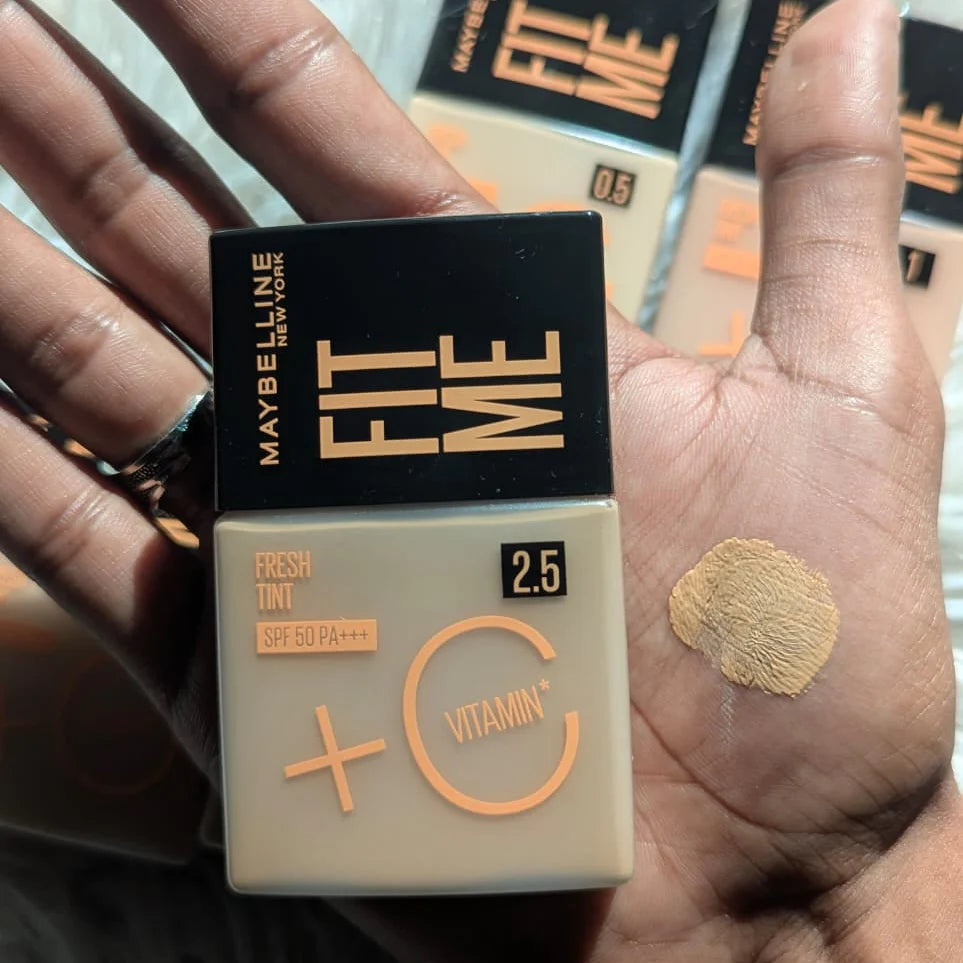 Maybelline - Fit Me Fresh Tint Spf 50 + Vitamin C Foundation Maybelline