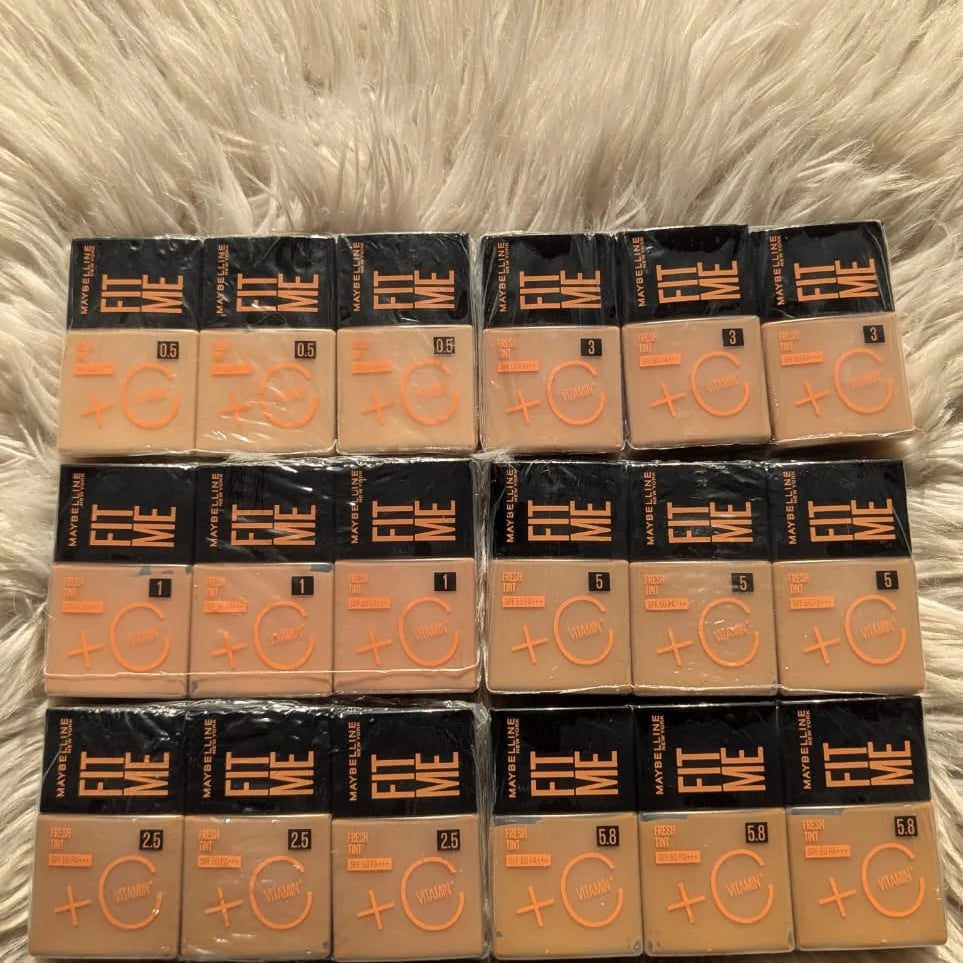 Maybelline - Fit Me Fresh Tint Spf 50 + Vitamin C Foundation Maybelline