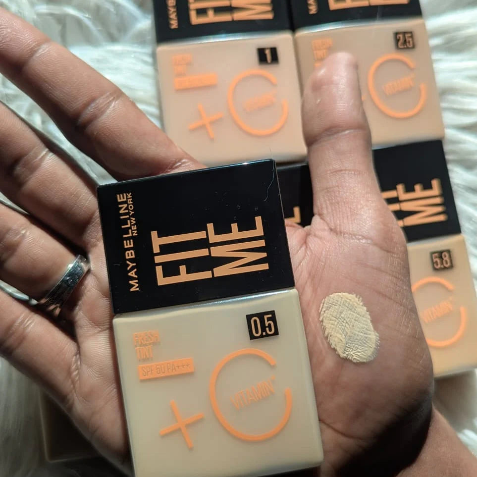 Maybelline - Fit Me Fresh Tint Spf 50 + Vitamin C Foundation Maybelline