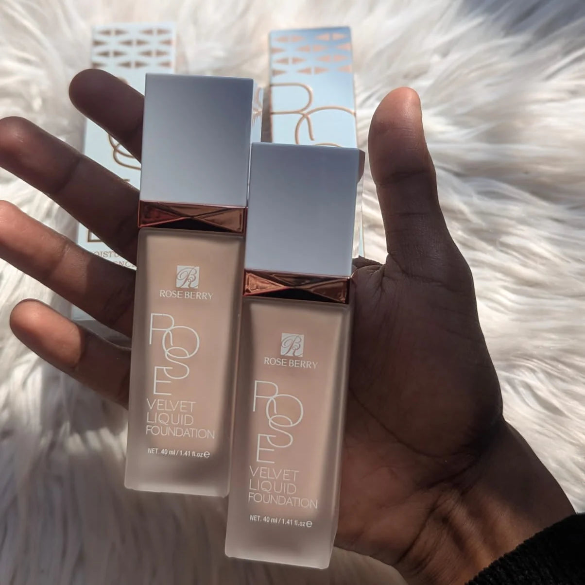 Rose berry Velvet Liquid Foundation - 40ml roseberry