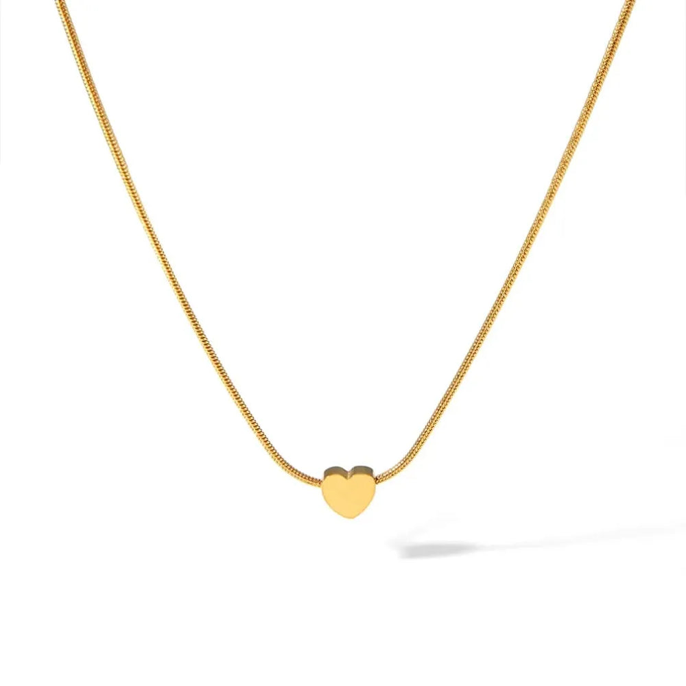 Stainless Steel Heart Chain Cosmia