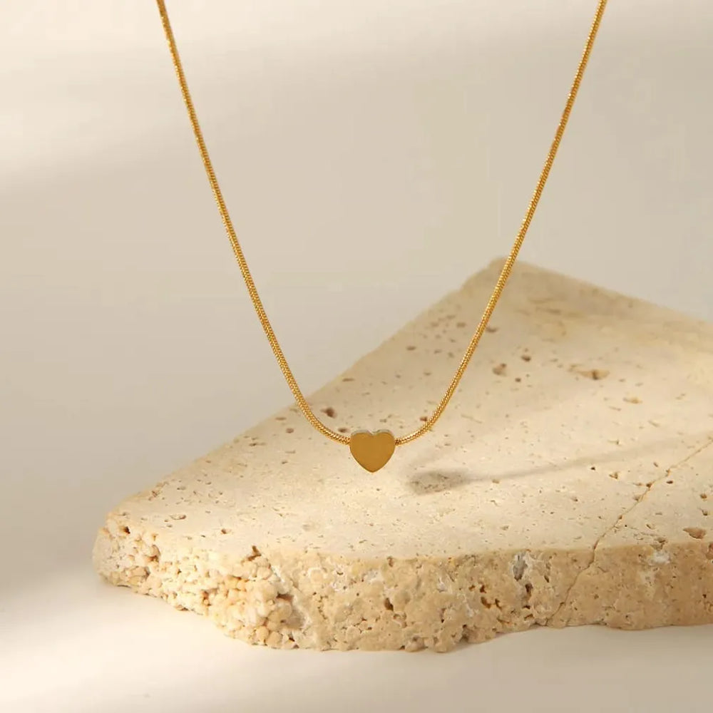Stainless Steel Heart Chain Cosmia