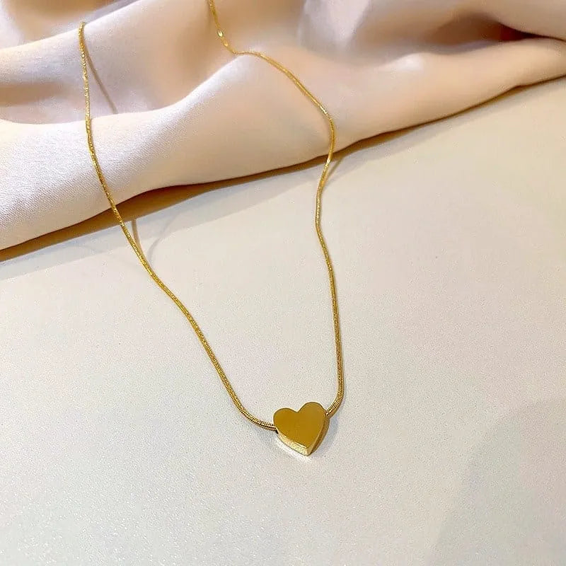 Stainless Steel Heart Chain Cosmia
