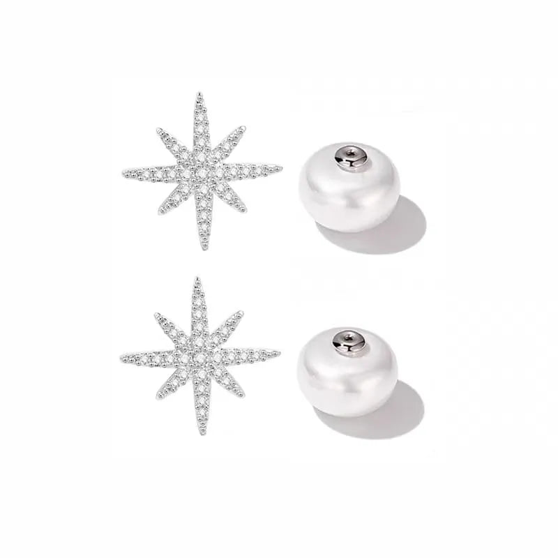Korean Style Front & Back Earrings Cosmia