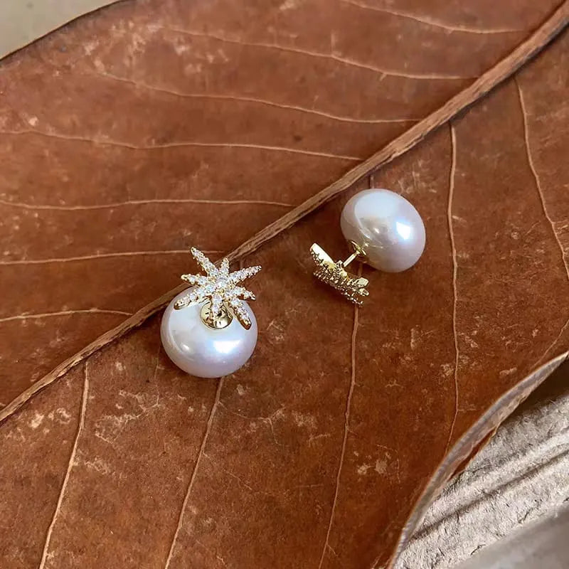 Korean Style Front & Back Earrings Cosmia