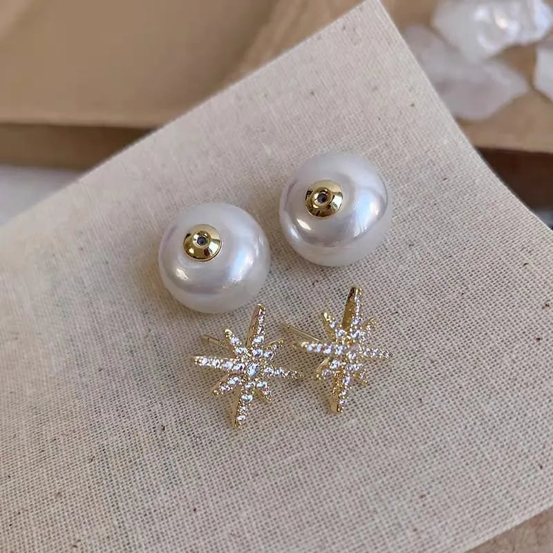 Korean Style Front & Back Earrings Cosmia