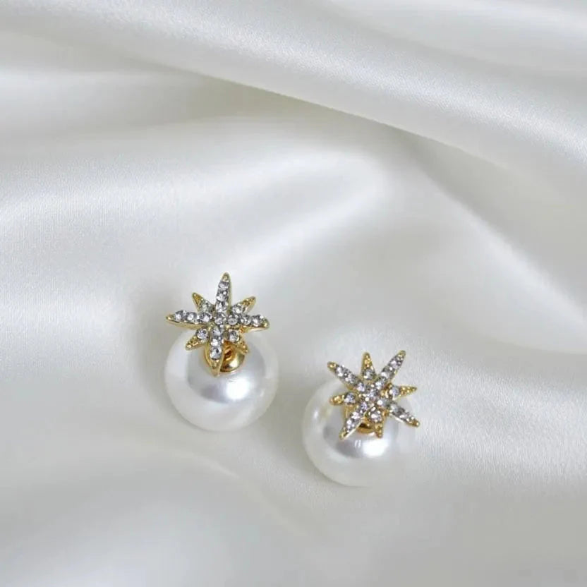 Korean Style Front & Back Earrings Cosmia