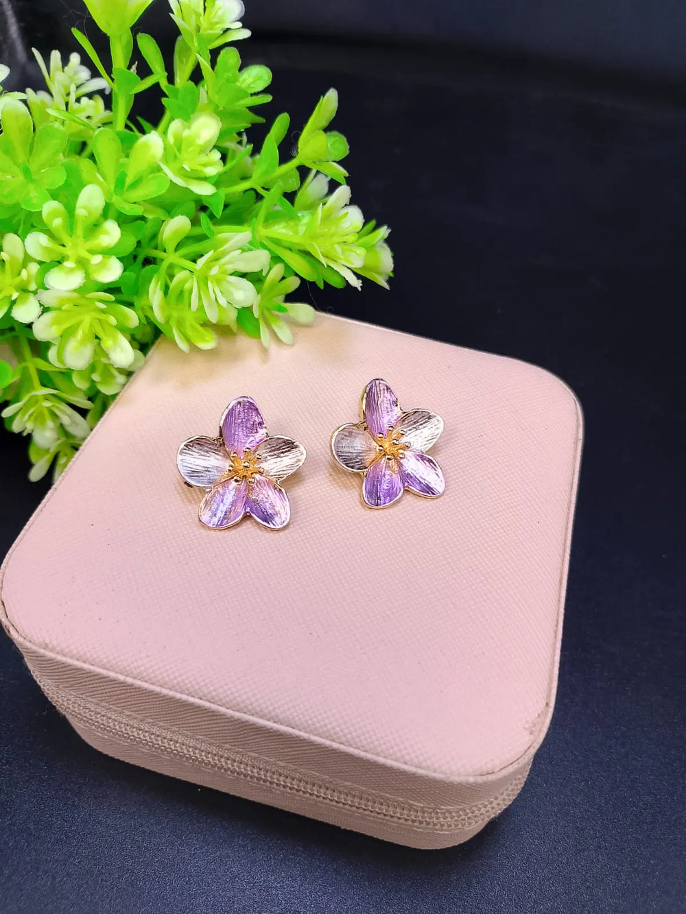 Flower Korea Stud Earrings Cosmia
