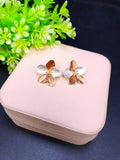 Flower Korea Stud Earrings