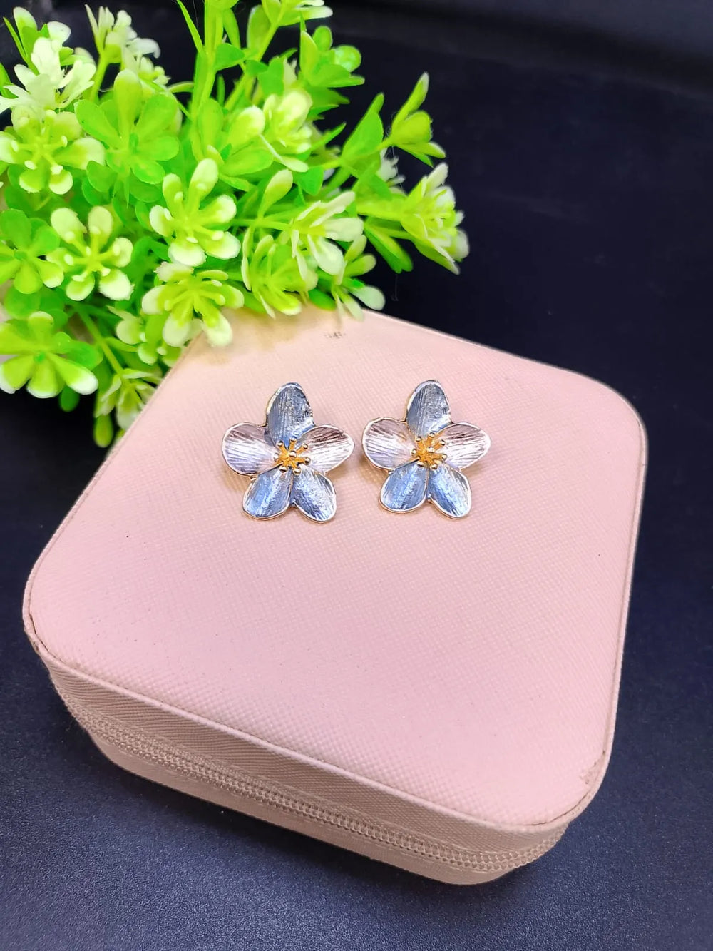 Flower Korea Stud Earrings Cosmia