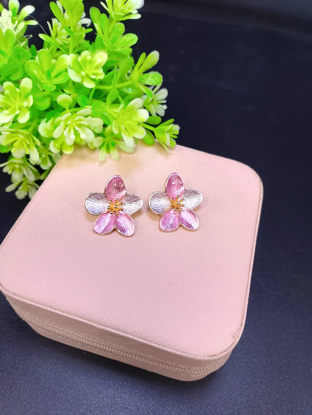 Flower Korea Stud Earrings Cosmia