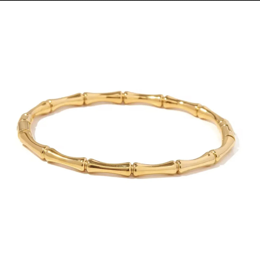 Stainless Steel 316L Bamboo Bangle Cosmia