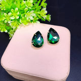 Drop stone stud Earrings