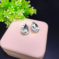 Drop stone stud Earrings Cosmia