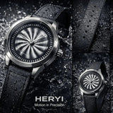 HERYI Spinner Model Watch with Date – Waterproof Masterlock