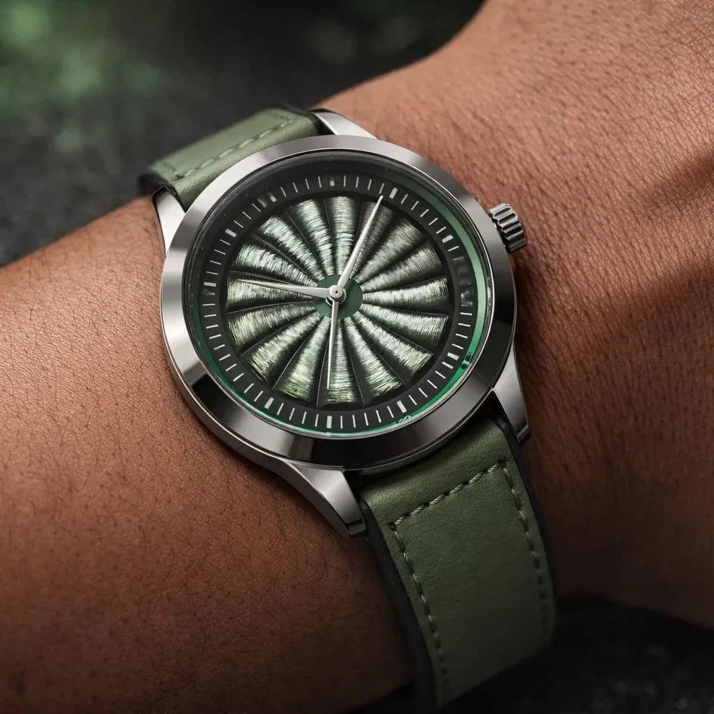 HERYI Spinner Model Watch with Date – Waterproof Masterlock Cosmia