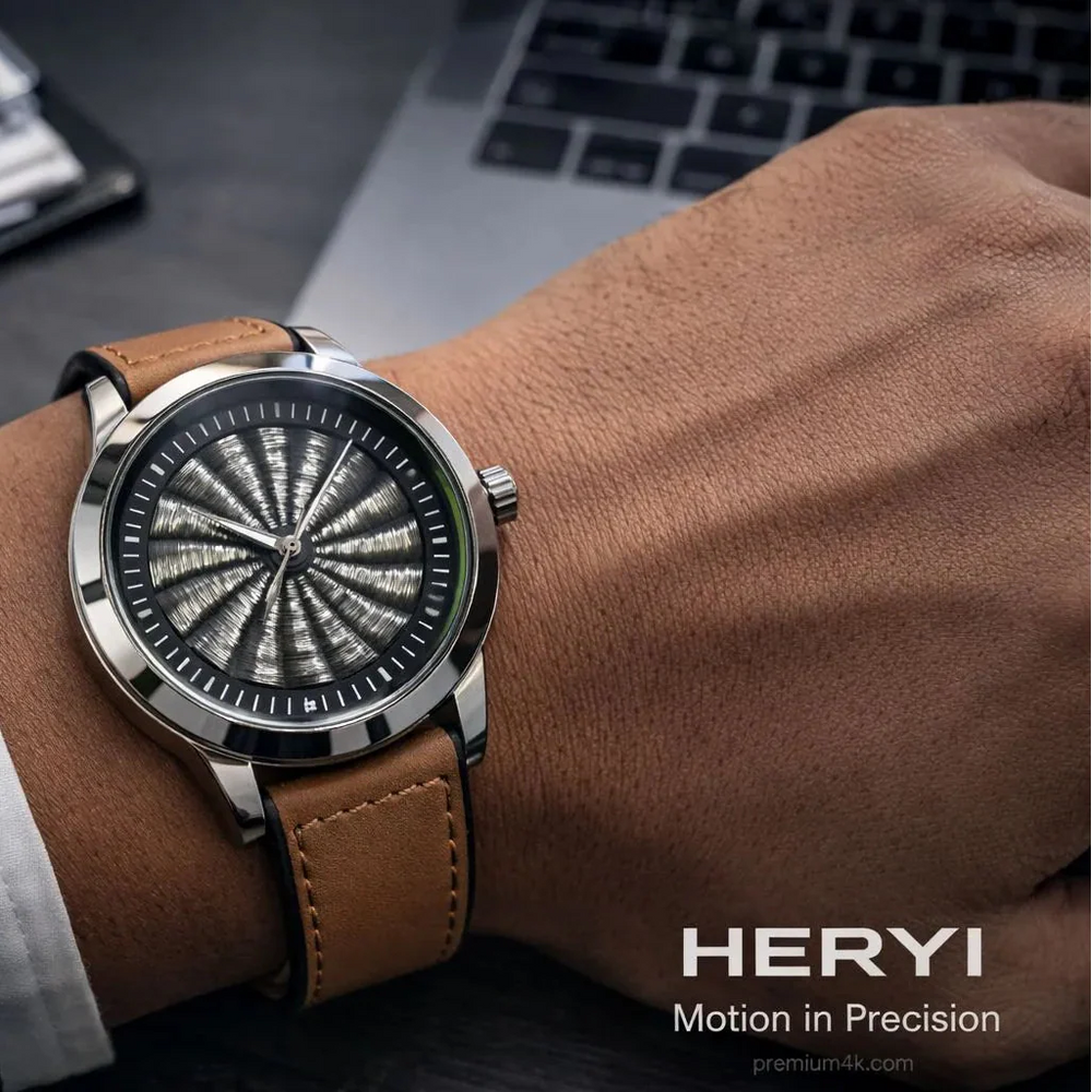 HERYI Spinner Model Watch with Date – Waterproof Masterlock Cosmia