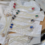 Pearl & Crystal Rhinestone Jewelry Set