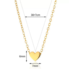 Stainless Steel Heart Chain Cosmia