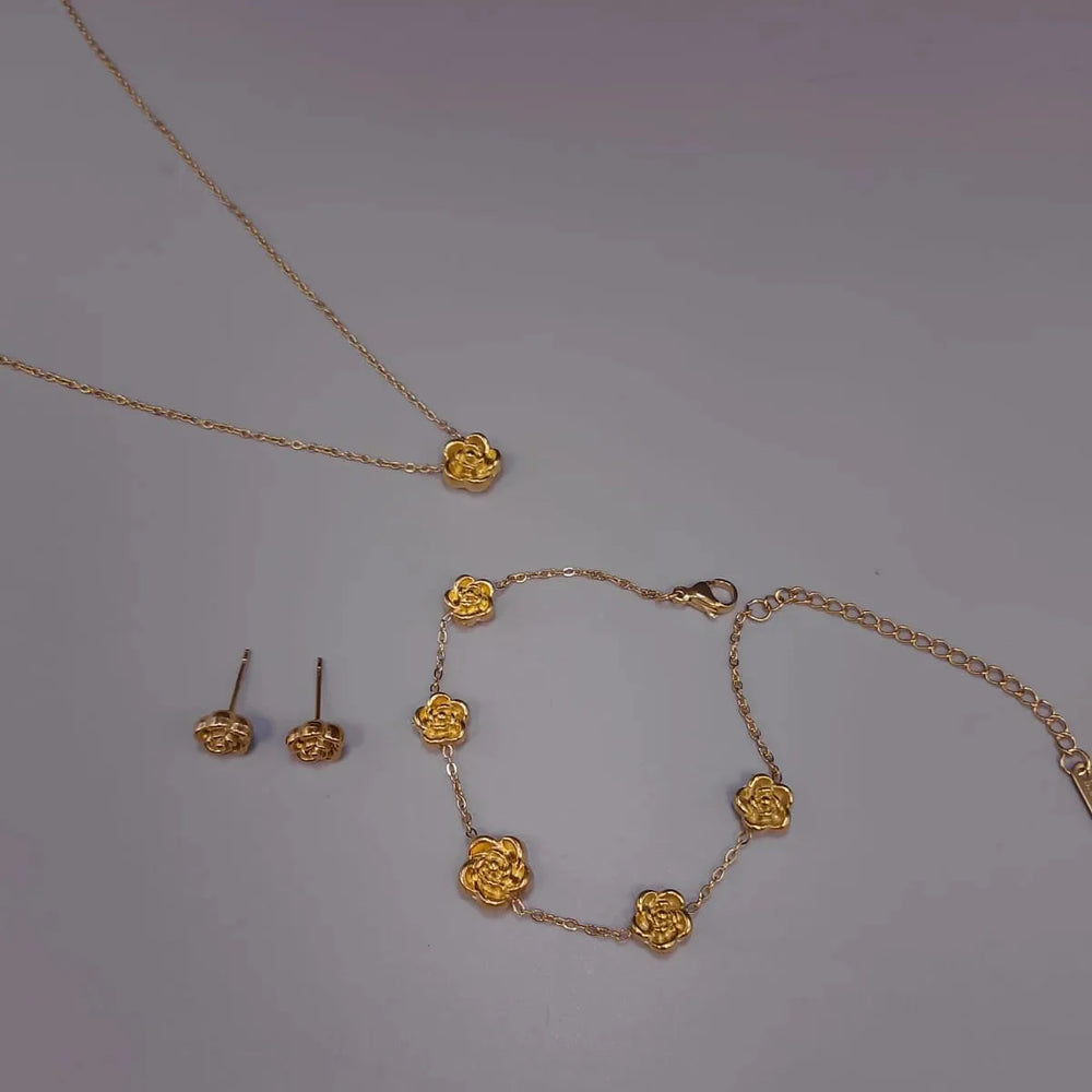 Stainless Steel New Arrival Rose Combo Set Cosmia