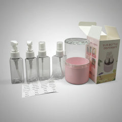 Portable Travel Bottle Set - 4Pcs - 50ml Each Cosmia.pk