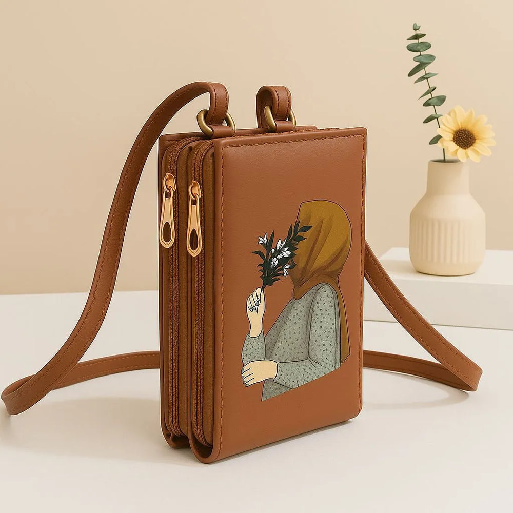 Hijab Print Crossbody Bag Cosmia.pk
