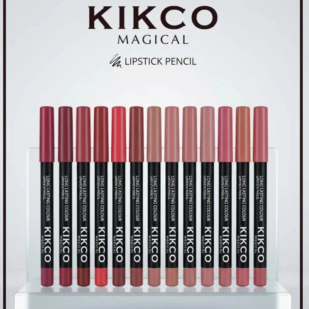 KIKCO Jumbo Pencil with Lipstick Color – 12 Different Colors Pack KIKCO