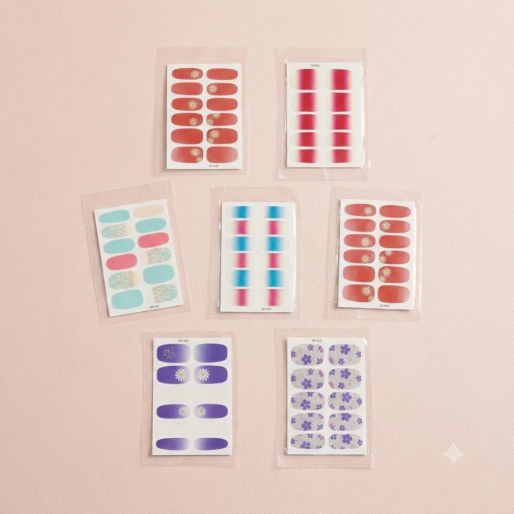 Nail stickers - 12Pcs Set Cosmia.pk