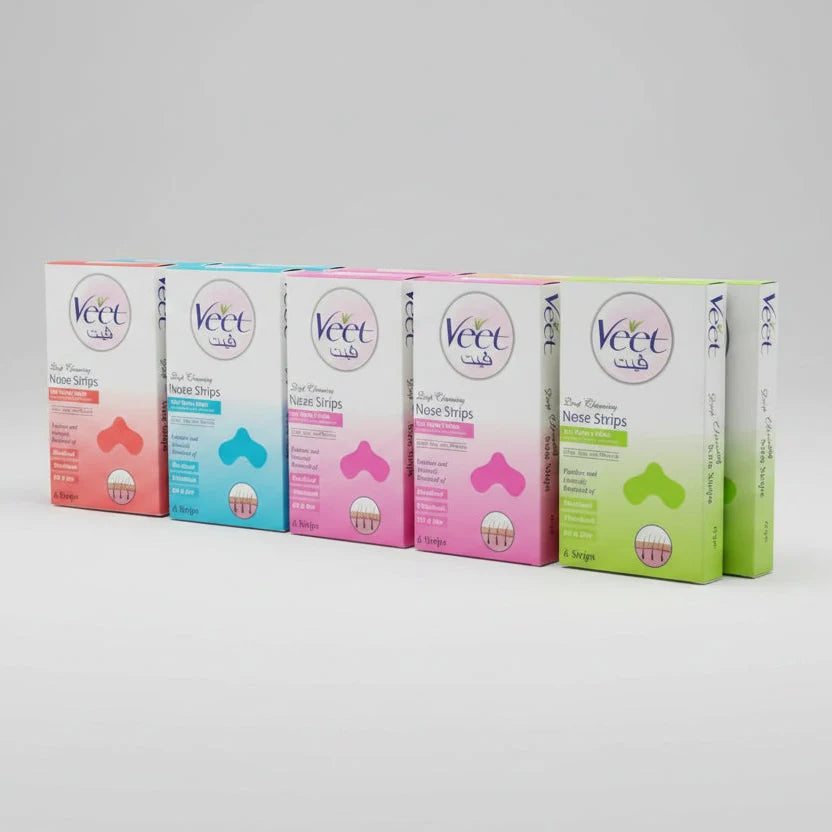 Veet Nose Strips - 6pcs Each Veet