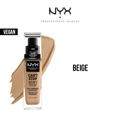 Nyx 24Hr Full Coverage Foundation Cosmia