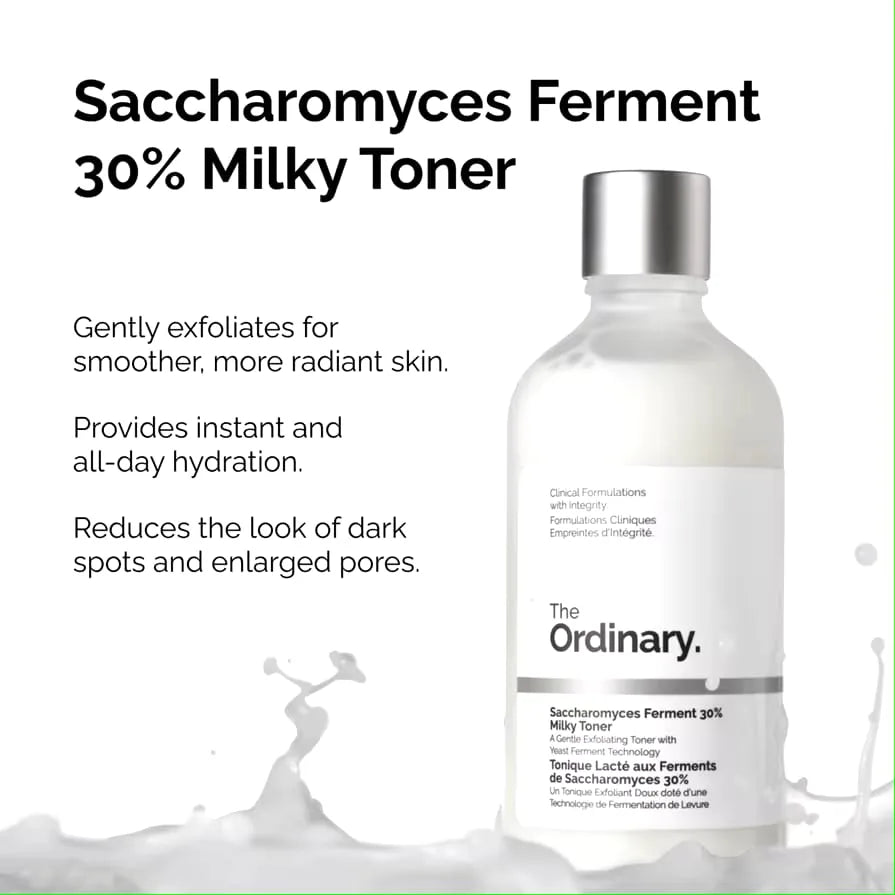 The Ordinary Saccharomyces Ferment 30% Milky Toner - 100ml - MADE IN CANADA The Ordinary