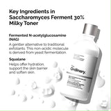 The Ordinary Saccharomyces Ferment 30% Milky Toner - 100ml - MADE IN CANADA