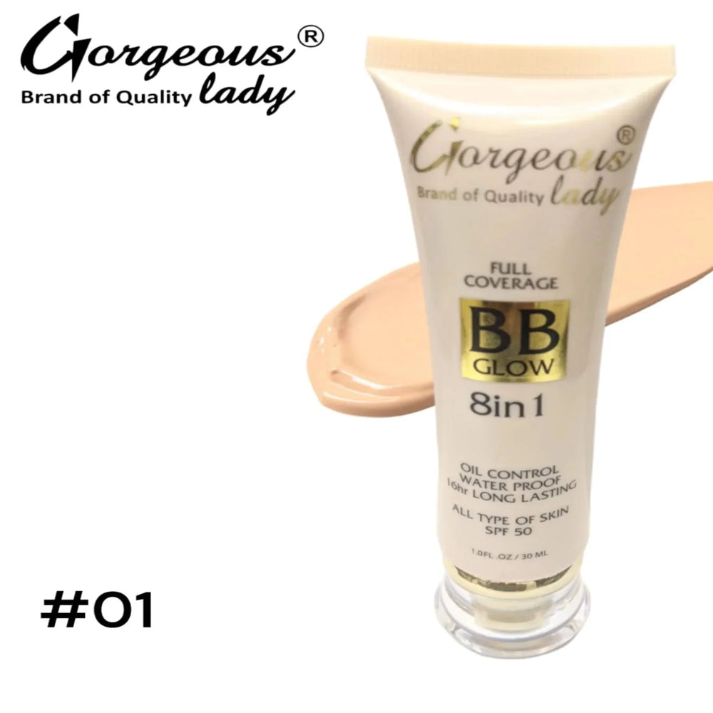 Gorgeous Lady 8 in 1 BB Glow Cream - 30ml Gorgeous Lady