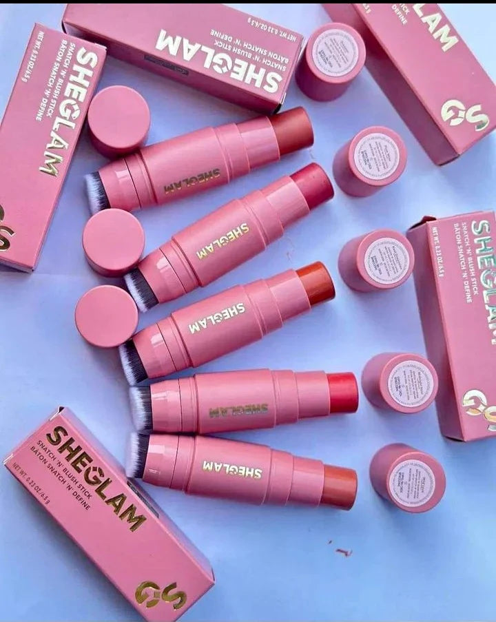 Sheglam Glowing Up Skin Stick (Snatch 'N' Blush Stick) Sheglam