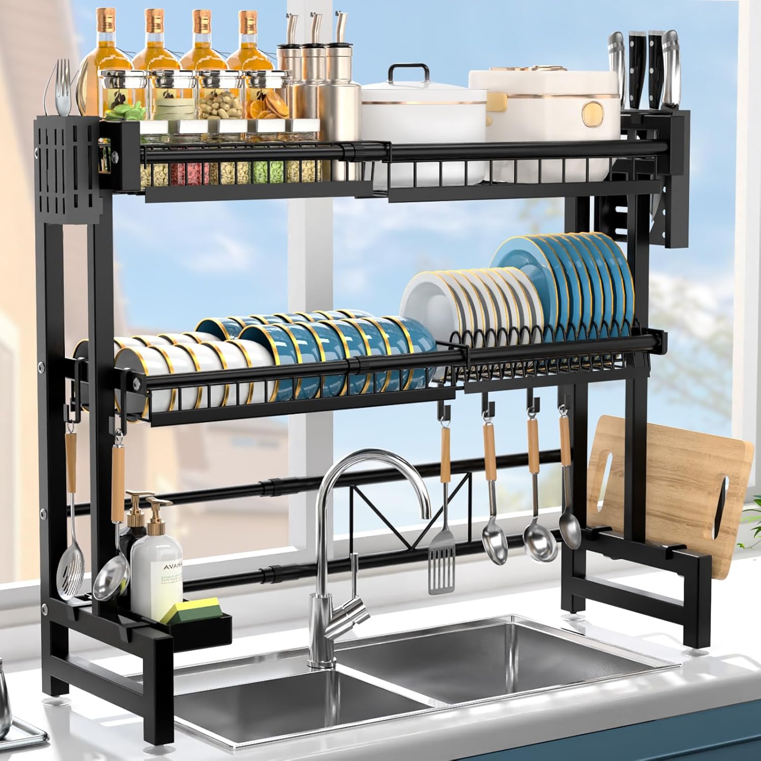 Double Layer Sink Rack Cosmia.pk