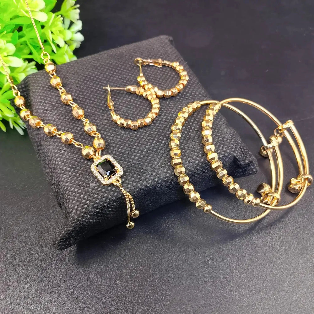 Gold-plated combo set Cosmia