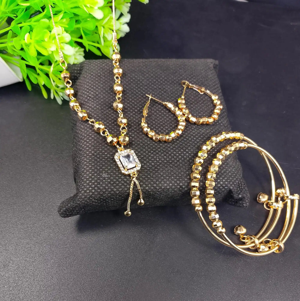 Gold-plated combo set Cosmia