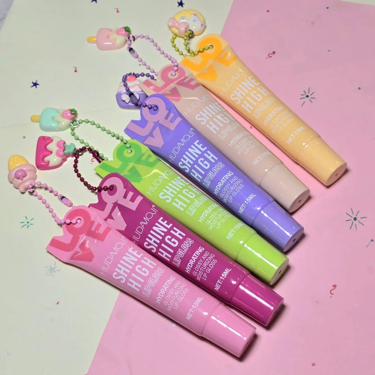 HUDAMOJI “Love” Shine High Lip Gloss Hudamoji
