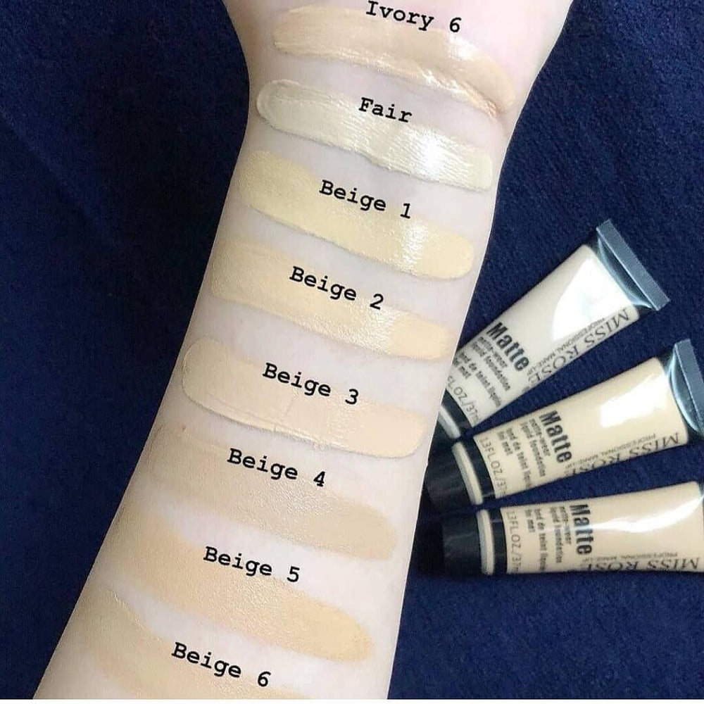 Miss Rose Full Coverage Matte Foundation - 37ml Miss Rose
