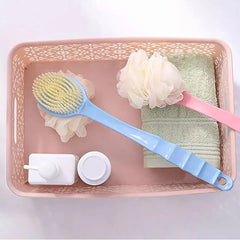 2 In 1 Bathing Scrubbing Long Handle Brush Cosmia.pk