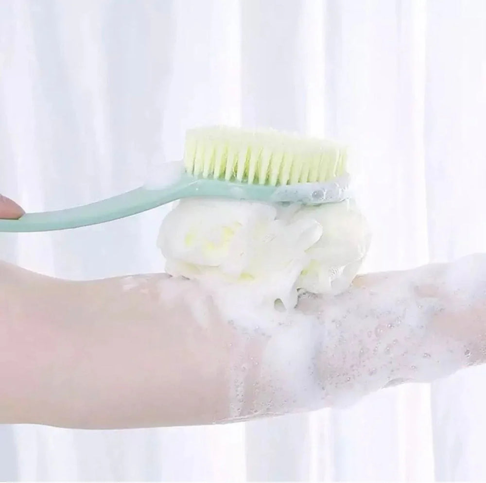 2 In 1 Bathing Scrubbing Long Handle Brush Cosmia.pk