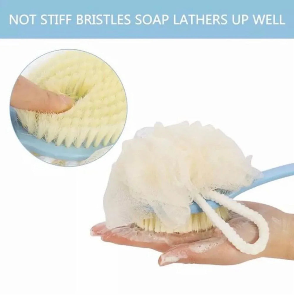 2 In 1 Bathing Scrubbing Long Handle Brush Cosmia.pk
