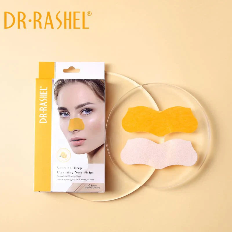 Dr.Rashel Vitamin C Deep Cleansing Nose Strips - 6 Pcs DR.Rashel