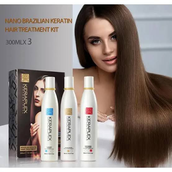 Nano Brazilian Keratin Hair Treatment Kit 300ml x 3 keraplex