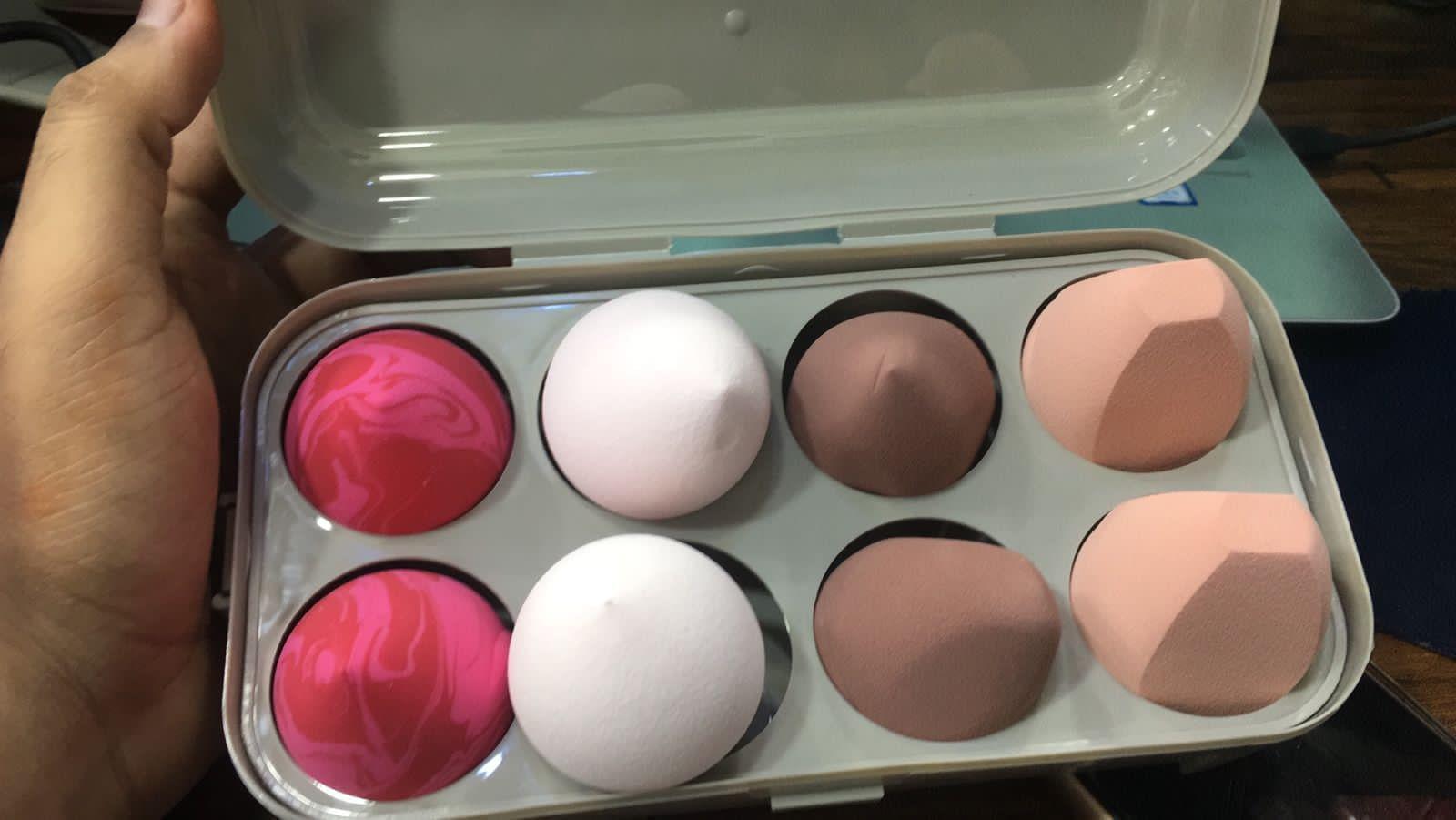 Makeup Blender Puff - 8pcs Each Cosmia.pk