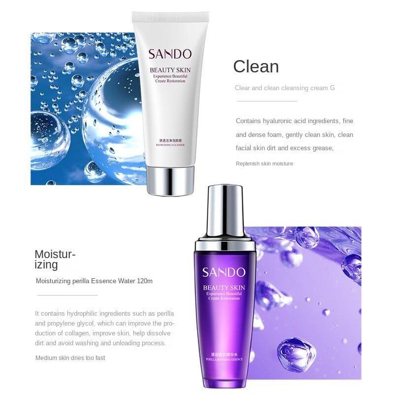 SANDO BEAUTY SKIN LUXURY FIVE PCs SKIN SET Sando