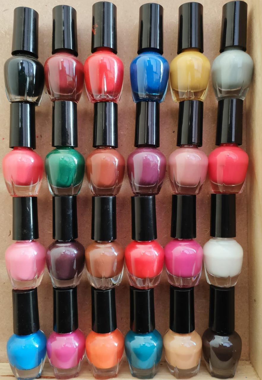 24 Pcs Nail Polish Peel off Cosmia.pk