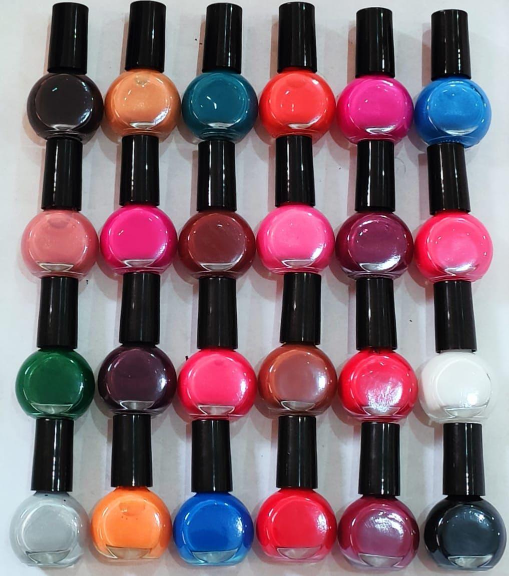 New 24 Pcs Nail Polish Peel Off Cosmia.pk