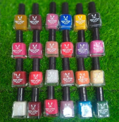 Miss Rose Nail Paint 24Pcs Miss Rose